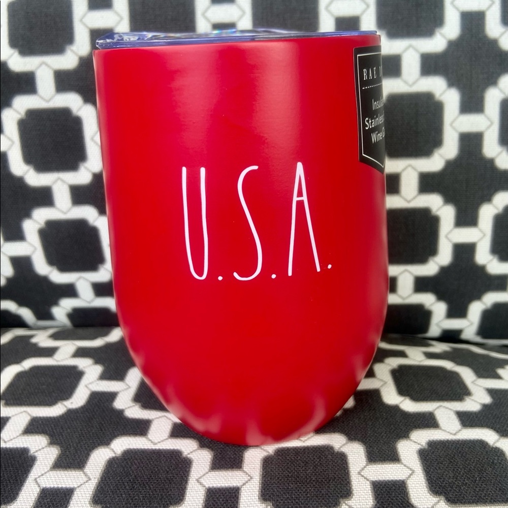 NEW ~ ⭐️REDUCED⭐️ Rae Dunn “U.S.A.” Insulated Stainless Steel Tumbler 🇺🇸